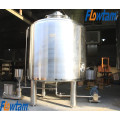 stainless steel emulsifying mixing tank with a liquid transfer pump